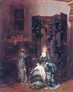 Albert von Keller Chopin oil painting on canvas